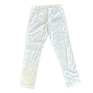 J.Jill Essentials white dress up slip on pants sz 2 Petite NWT